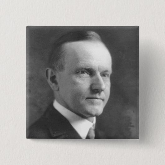 Calvin Coolidge Button (Vorderseite)
