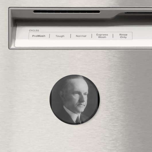 Calvin Coolidge Magnet (In Situ (Geschirrspüler))