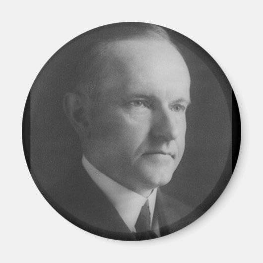 Calvin Coolidge Magnet (Vorne)