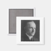 Calvin Coolidge Magnet (Vorderseite/Rückseite)