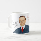 Calvin Coolidge Tasse #18 (Vorderseite Links)