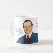 Calvin Coolidge Tasse #19 (Vorderseite Links)