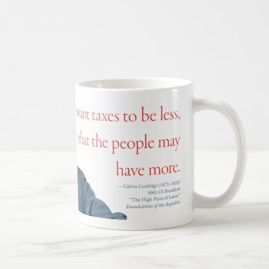 Calvin Coolidge Tasse #5 (Rechts)