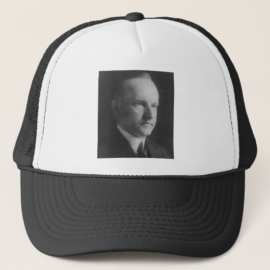 Calvin Coolidge Truckerkappe (Vorderseite)