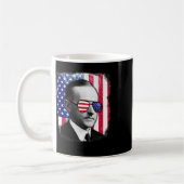 Calvin Coolidge US Flag 4. Juli Kaffeetasse (Links)