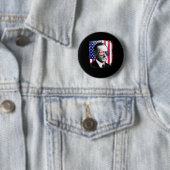 Calvin Coolidge US-Flagge 4. Juli Button (Beispiel)