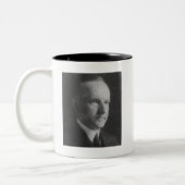 Calvin Coolidge Zweifarbige Tasse (Links)