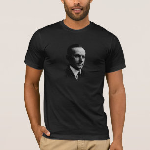 Calvin Coolidgeporträt und -zitat T-Shirt