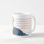 Calvin- CoolidgeTasse #8 "persönliches Eigentum " Kaffeetasse (VorderseiteRechts)