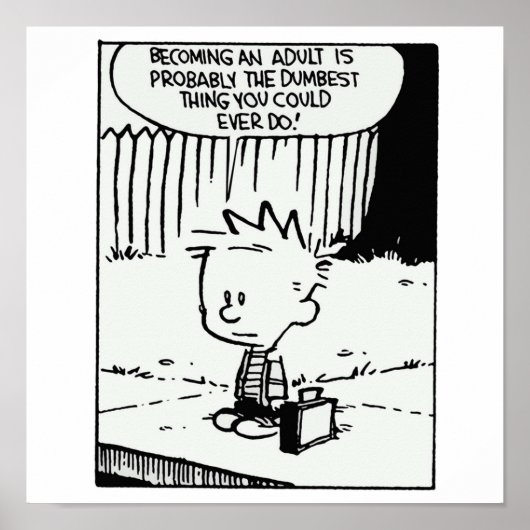 calvin Erwachsenwerden ist Poster (Vorne)