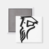 Calvin-Logo Magnet (Vorderseite/Rückseite)