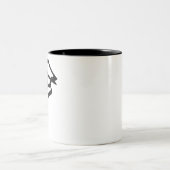 Calvin-Logo Zweifarbige Tasse (Mittel)