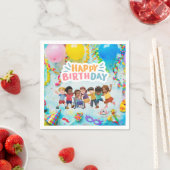 Calvin Party Napkins von Shondra M. Quarles Serviette (Beispiel)