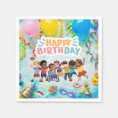 Calvin Party Napkins von Shondra M. Quarles Serviette (Vorderseite)