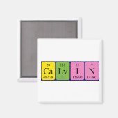Calvin Periodenmagnet Magnet (Vorderseite/Rückseite)