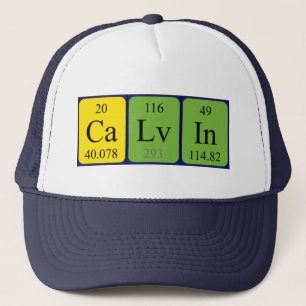 Calvin Periodenname Truckerkappe