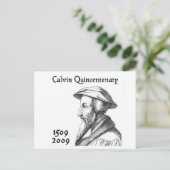 Calvin Quincentenary Postkarte (Stehend Vorderseite)
