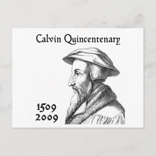 Calvin Quincentenary Postkarte (Vorderseite)