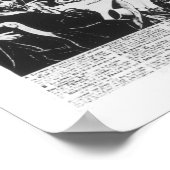 Calvin und Luther (Gravur) Poster (Ecke)