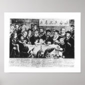 Calvin und Luther (Gravur) Poster (Vorne)