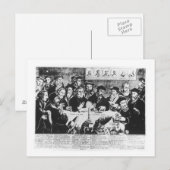 Calvin und Luther (Gravur) Postkarte (Vorne/Hinten)