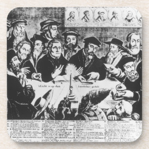 Calvin und Luther (Stich) Getränkeuntersetzer
