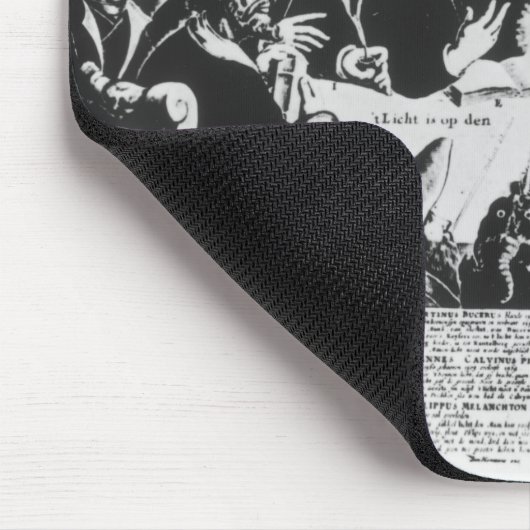 Calvin und Luther (Stich) Mousepad (Ecke)