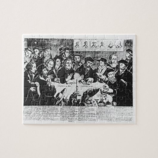 Calvin und Luther (Stich) Puzzle (Horizontal)