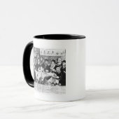 Calvin und Luther (Stich) Tasse (Vorderseite Links)