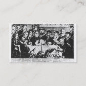 Calvin und Luther (Stich) Visitenkarte (Rückseite)