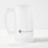 Calvinglasbier Stein Mattglas Bierglas (Links)