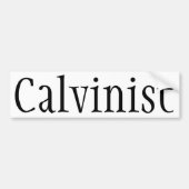 Calvinist Autoaufkleber (Vorne)