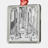 Calvinisten, die Statuen zerstören Ornament Aus Metall (Links)