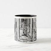 Calvinisten, die Statuen zerstören Zweifarbige Tasse (Mittel)