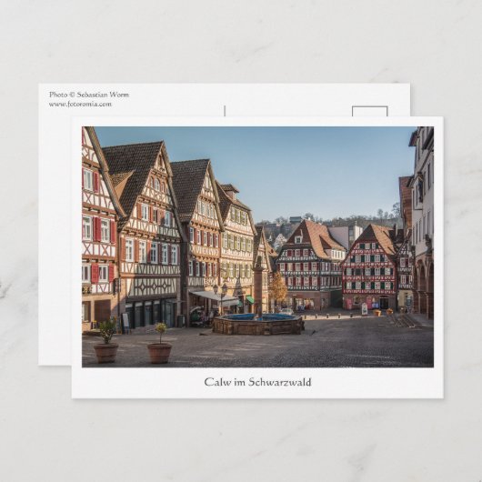 Calw Schwarzwald Postkarte (Vorne/Hinten)