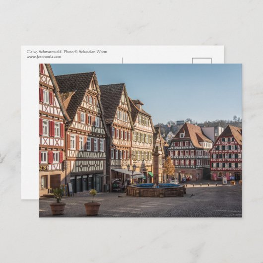 Calw Schwarzwald Postkarte (Vorne/Hinten)