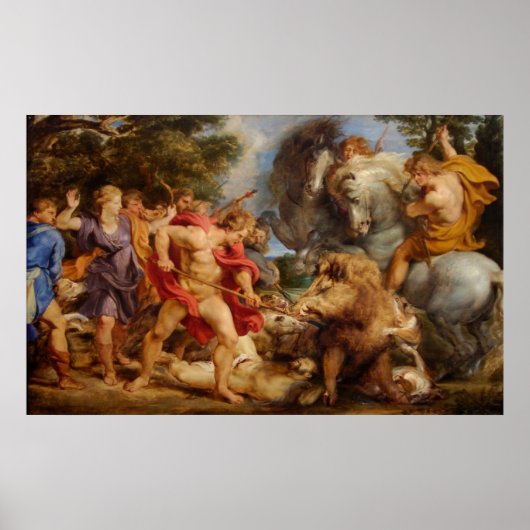 Calydonian Boar Hunt Poster (Vorne)