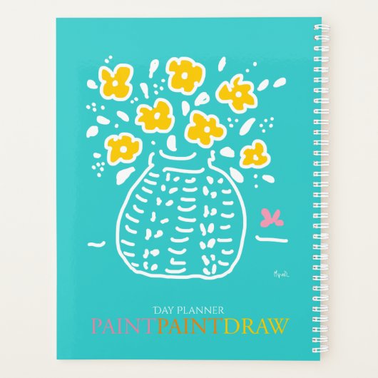 'Calypso' Butterfly Day Planner Planer (Rückseite)