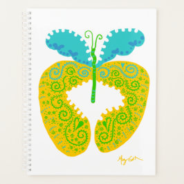 'Calypso' Butterfly Day Planner Planer