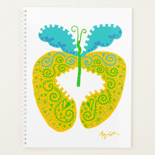 'Calypso' Butterfly Day Planner Planer (Vorderseite)