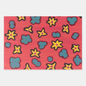Calypso-Geschenkpapierbögen Geschenkpapier Set (Vorderseite 3)