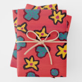 Calypso-Geschenkpapierbögen Geschenkpapier Set (Beispiel)