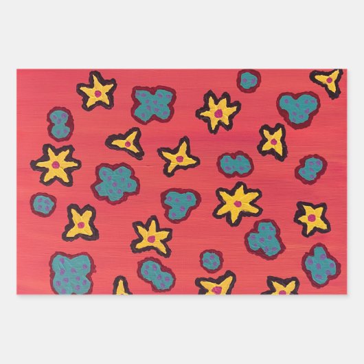 Calypso-Geschenkpapierbögen Geschenkpapier Set (Vorderseite)