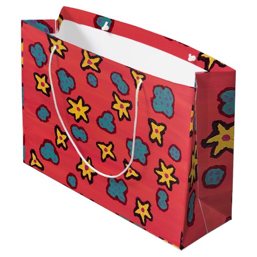 Calypso-Geschenktasche Große Geschenktüte (Rückseite Schrägansicht)