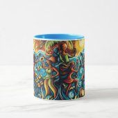 "Calypso-Karneval: Rhythmus der Inseln" Tasse (Zentrum)