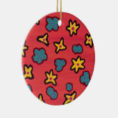 Calypso-Keramikschmuck Keramik Ornament (Rechts)