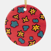 Calypso-Keramikschmuck Keramik Ornament (Vorne)