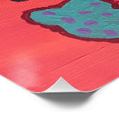 Calypso-Plakat Poster (Ecke)