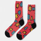 Calypso-Socken Socken (Linkes Detail)