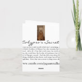 Calypso's Secret - Notecard Karte (Rückseite)